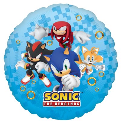 Sonic The Hedgehog 2 Foil Balloon, 18"