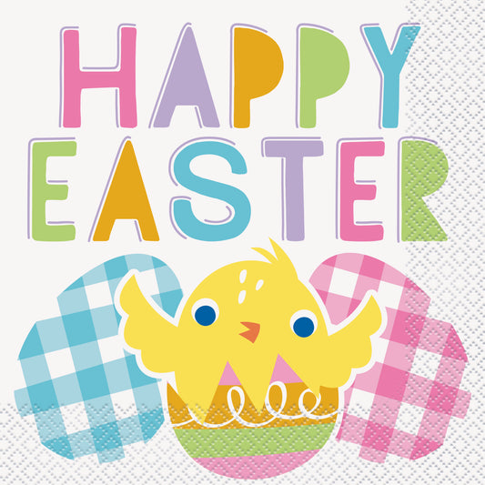 Eggcellent Easter Luncheon Napkins, 16-pc