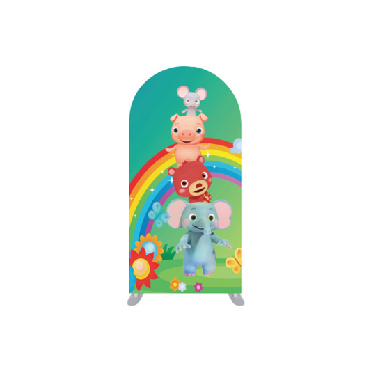 *Rental* Cocomelon Animals Small Arch, 3x6-Ft