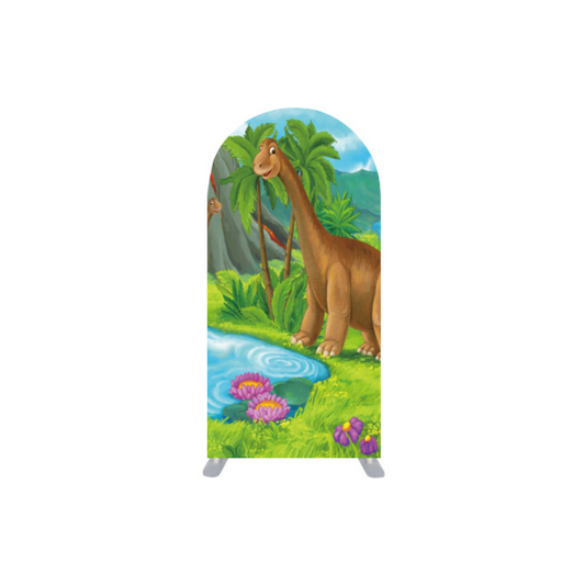 *Rental* Dinosaur Kids Brown Small Arch, 3x6-Ft
