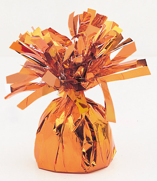 Orange Foil Balloon Weight